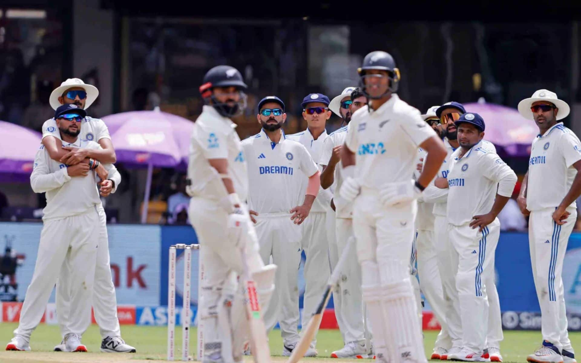 IND vs NZ 1st Test Day 3 Highlights: Kohli-Sarfaraz's Fightback Keeps India Afloat After Rachin’s Carnage